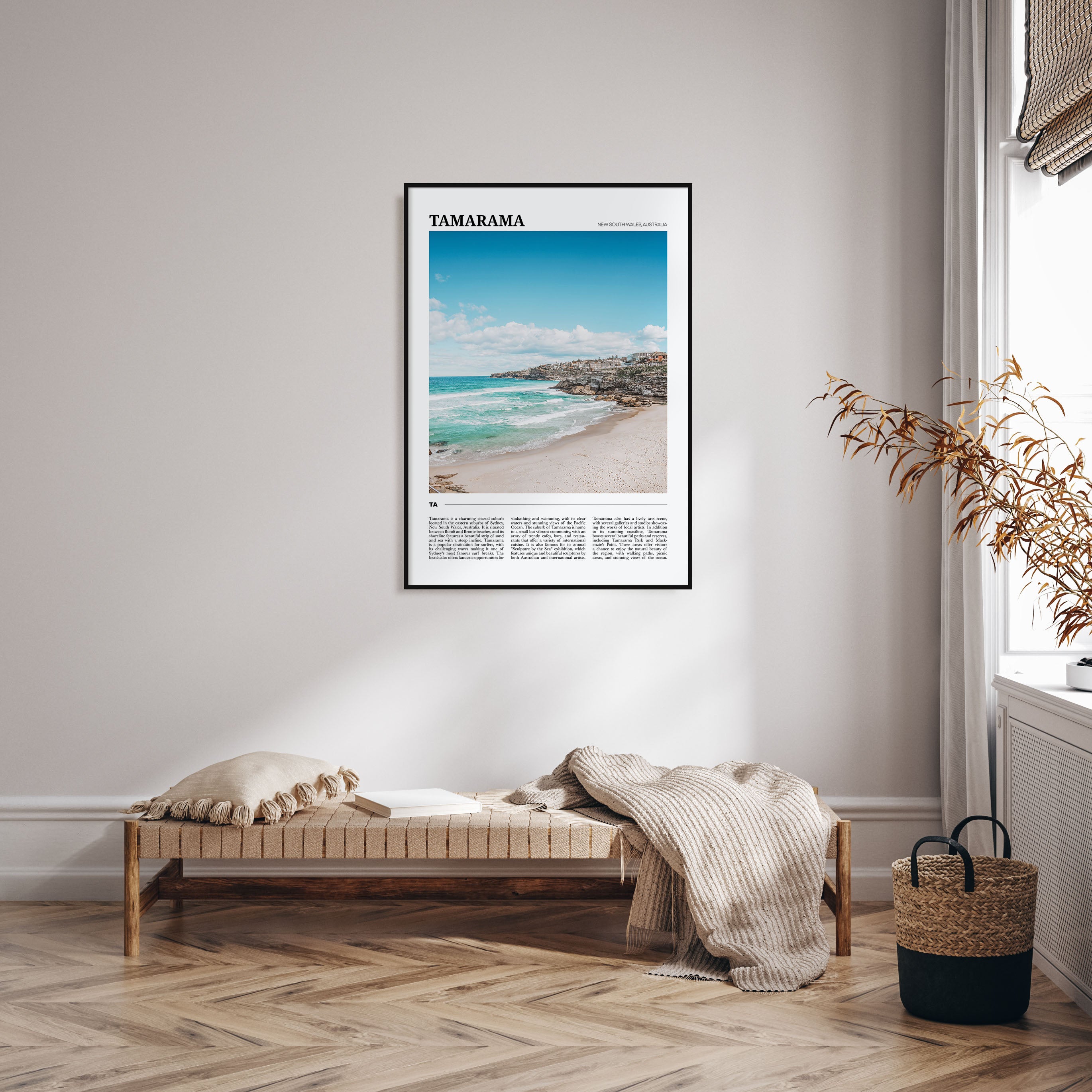 Tamarama Travel Color Poster