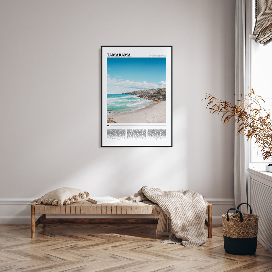 Tamarama Travel Color Poster