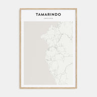 Tamarindo Map Portrait Poster