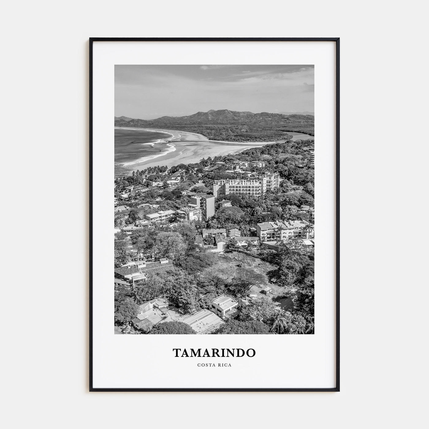 Tamarindo Portrait B&W Poster
