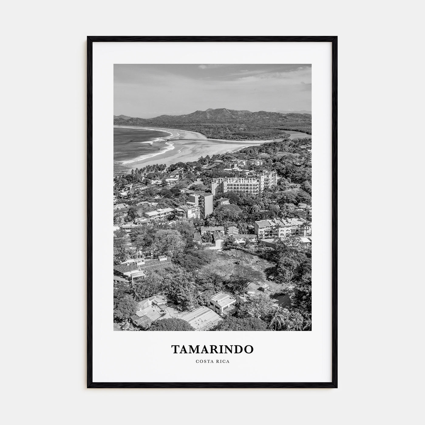 Tamarindo Portrait B&W Poster