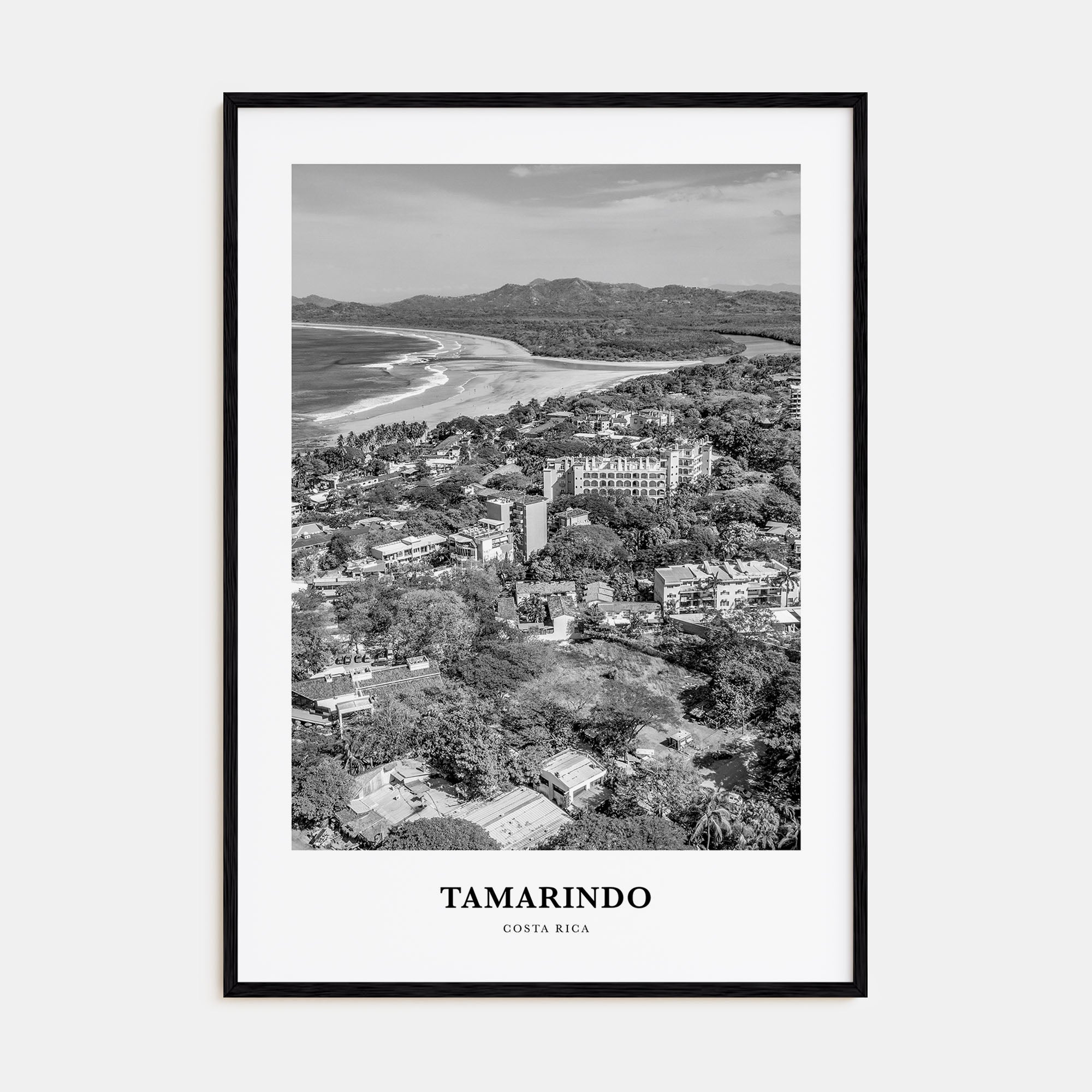 Tamarindo Portrait B&W Poster