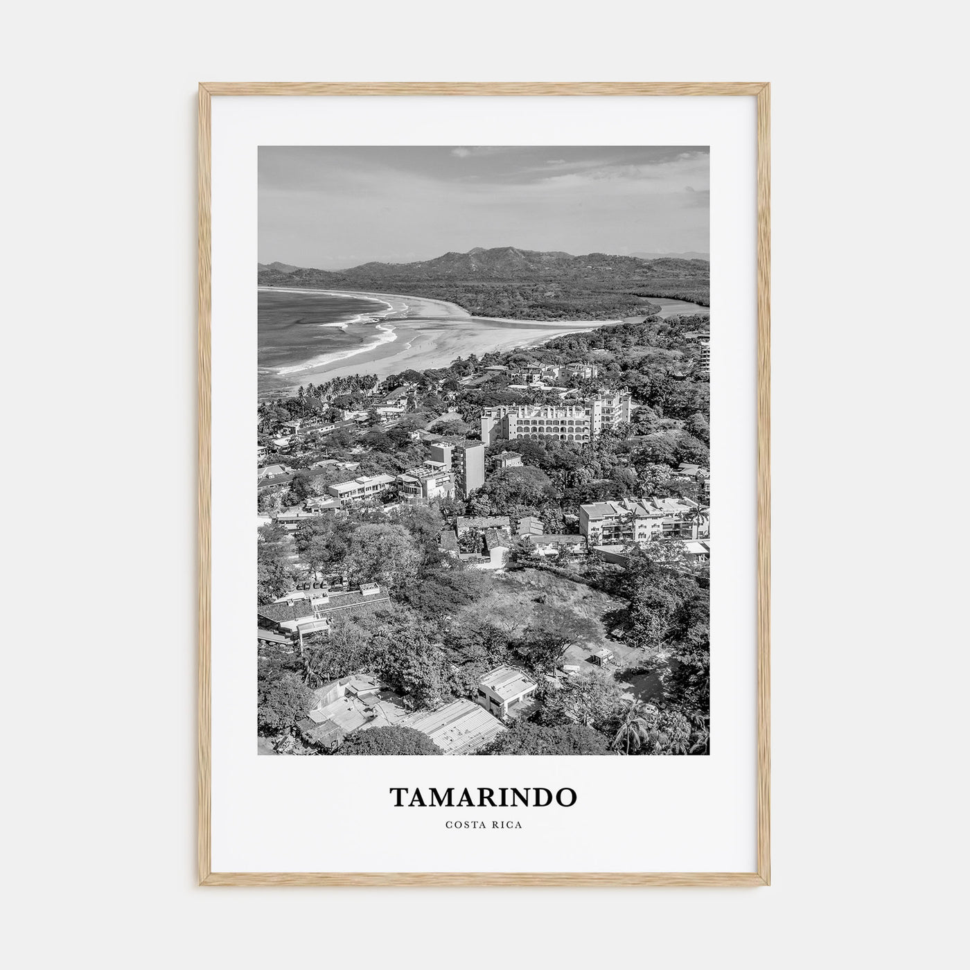 Tamarindo Portrait B&W Poster