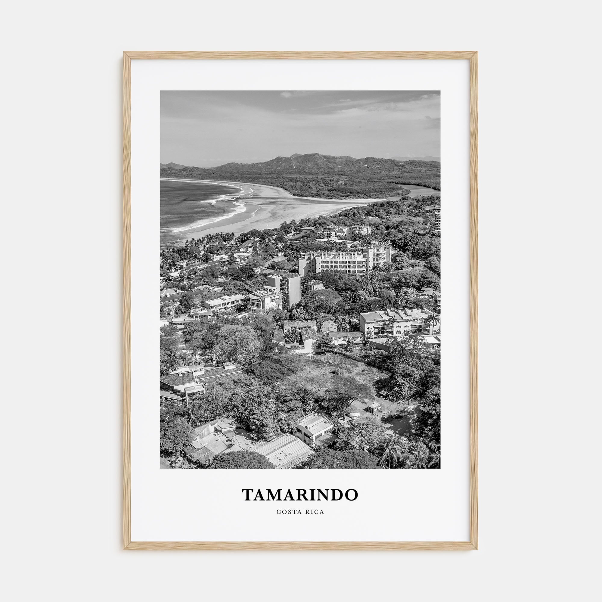 Tamarindo Portrait B&W Poster