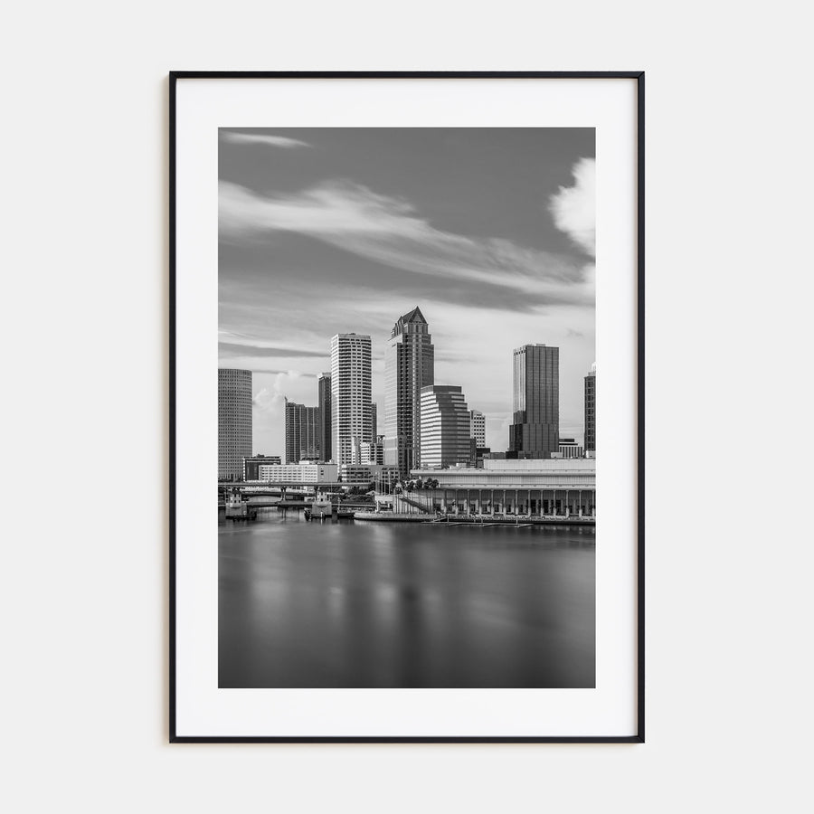 Tampa Bay Photo B&W Poster