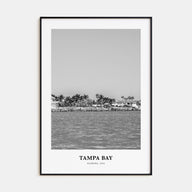 Tampa Bay Portrait B&W Poster