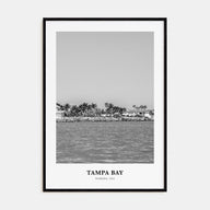 Tampa Bay Portrait B&W Poster