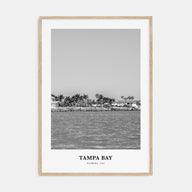 Tampa Bay Portrait B&W Poster
