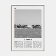 Tampa Bay Travel B&W Poster