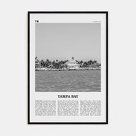 Tampa Bay Travel B&W Poster