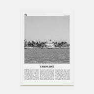 Tampa Bay Travel B&W Poster