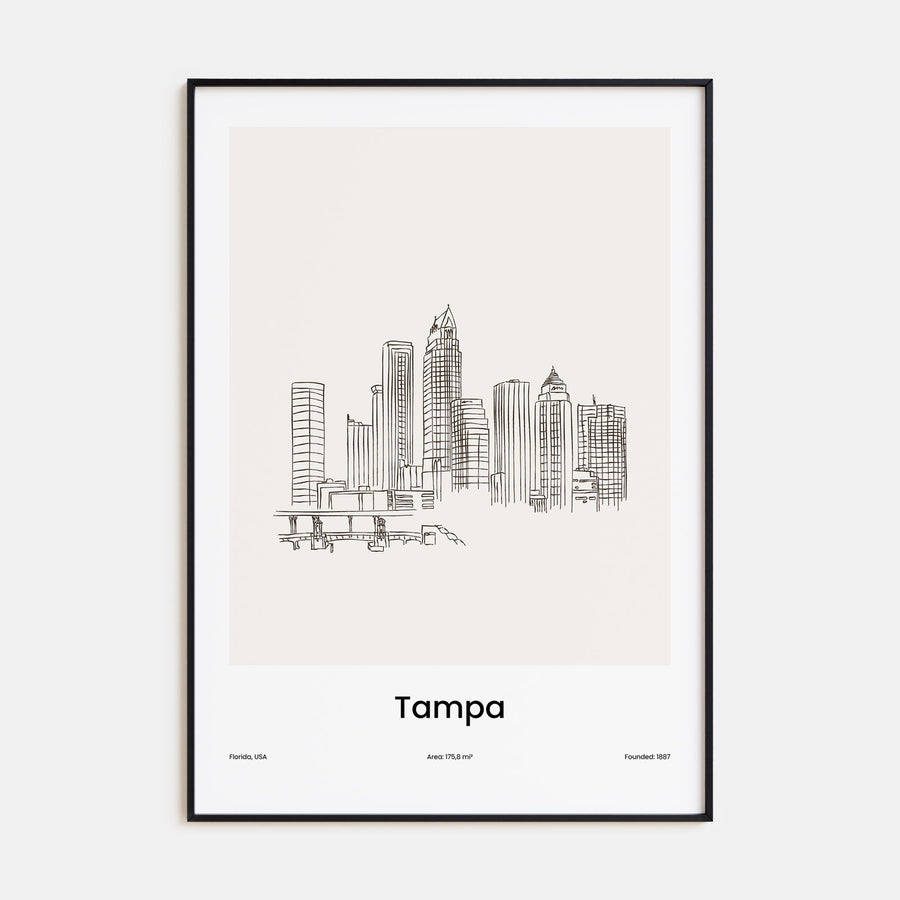 Tampa Drawn Poster