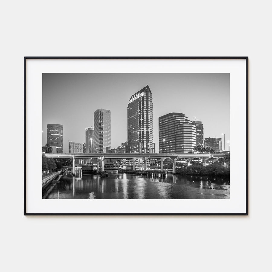 Tampa Landscape B&W Poster