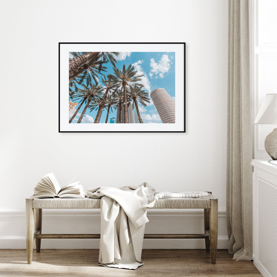 Tampa Landscape Color Poster