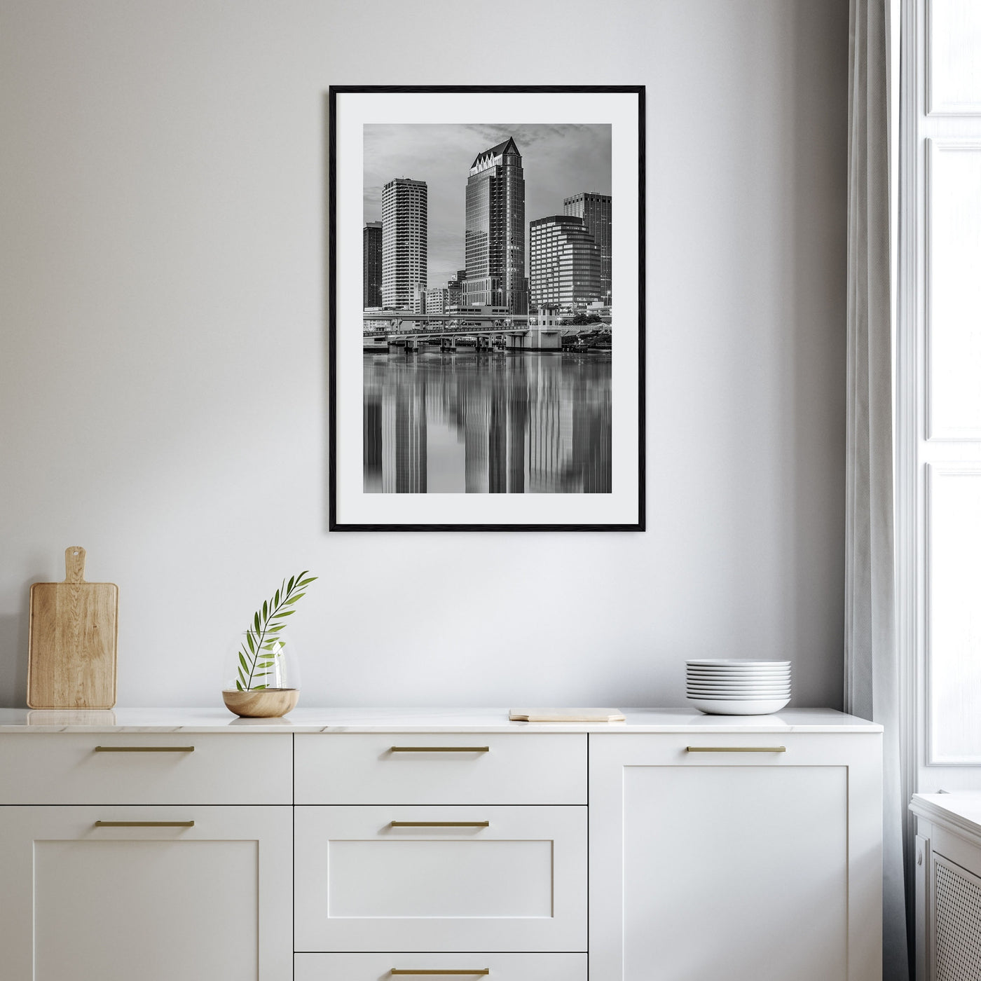 Tampa Photo B&W No 2 Poster
