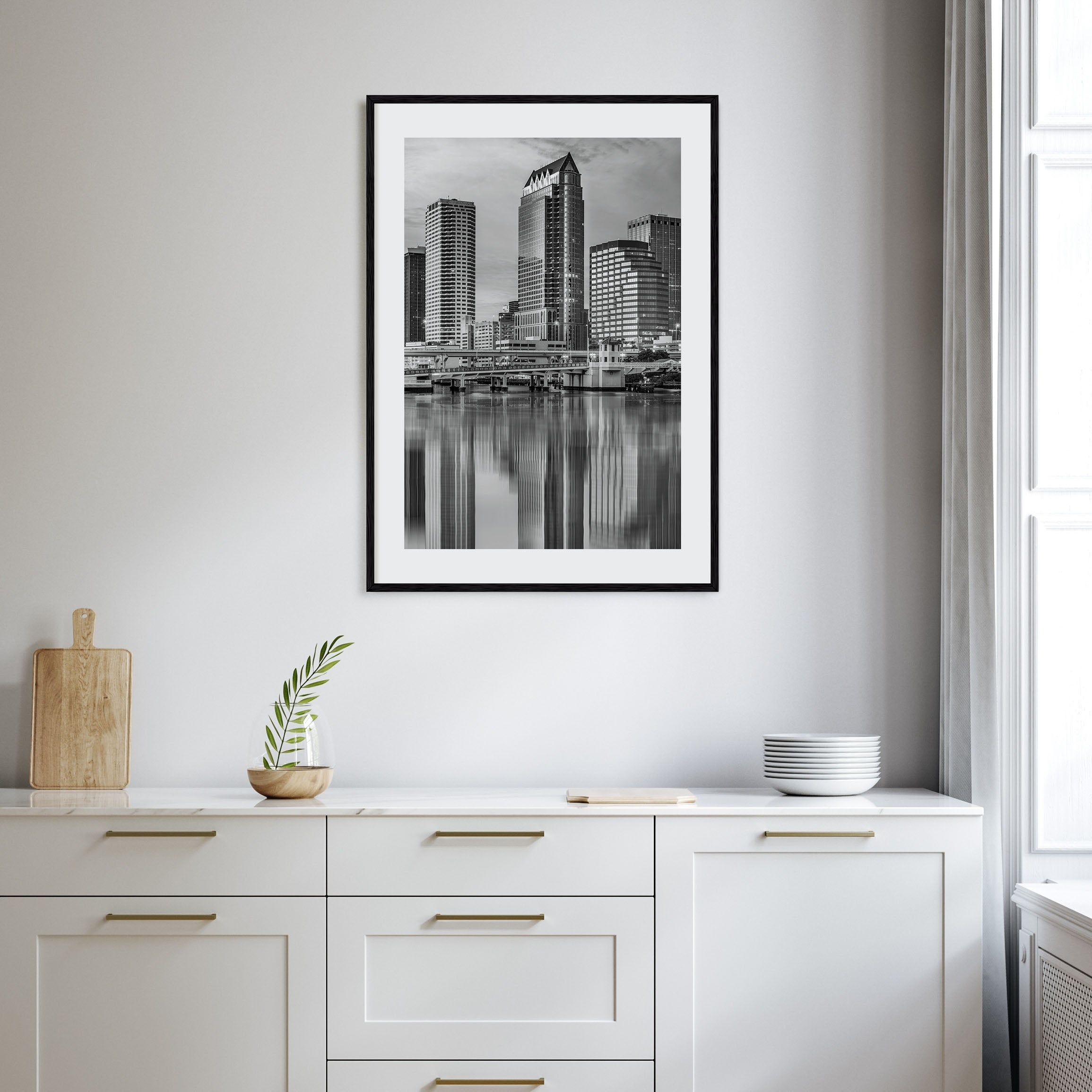 Tampa Photo B&W No 2 Poster