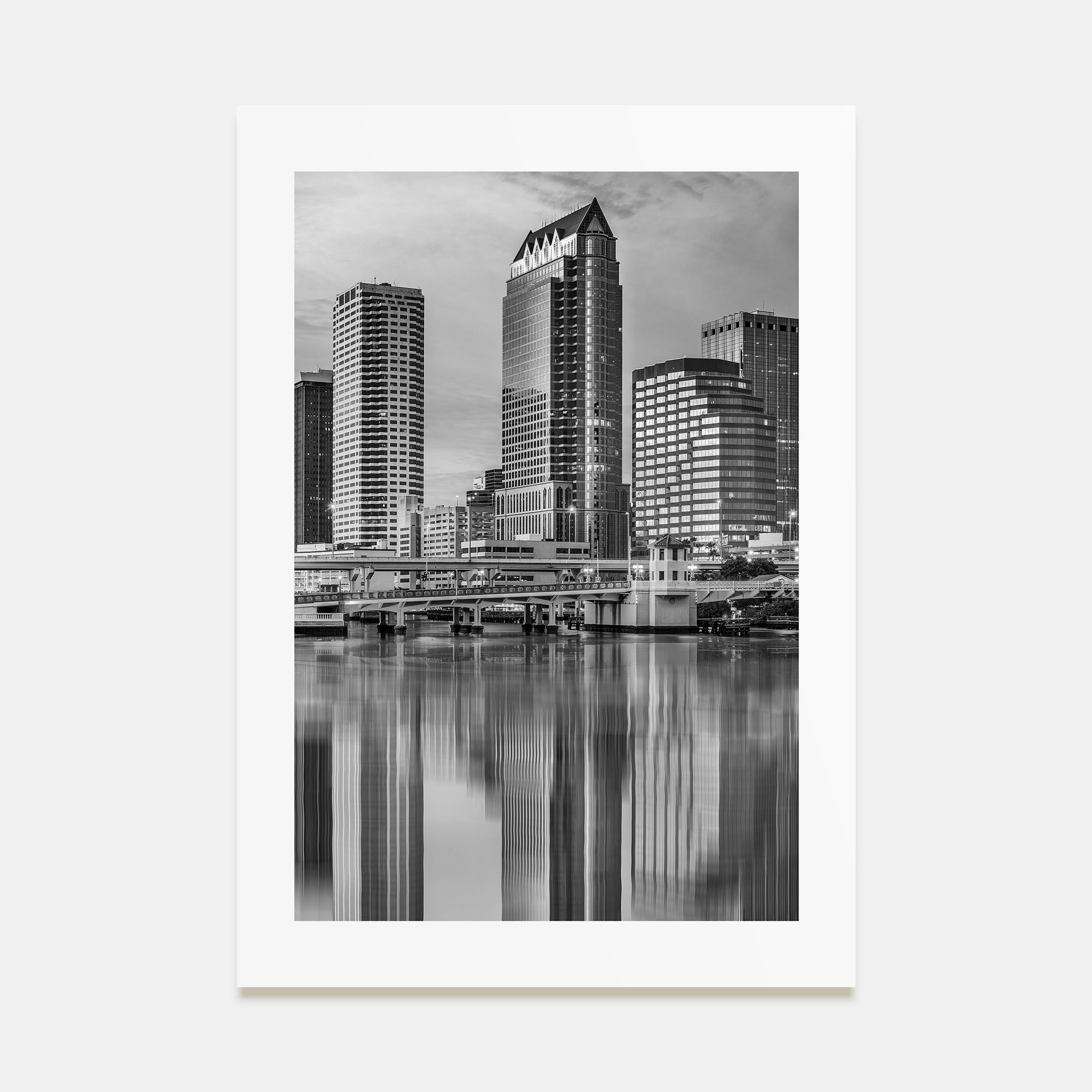 Tampa Photo B&W No 2 Poster