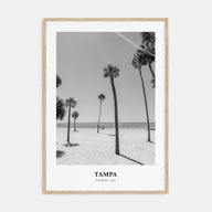 Tampa Portrait B&W No 1 Poster