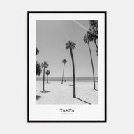 Tampa Portrait B&W No 1 Poster