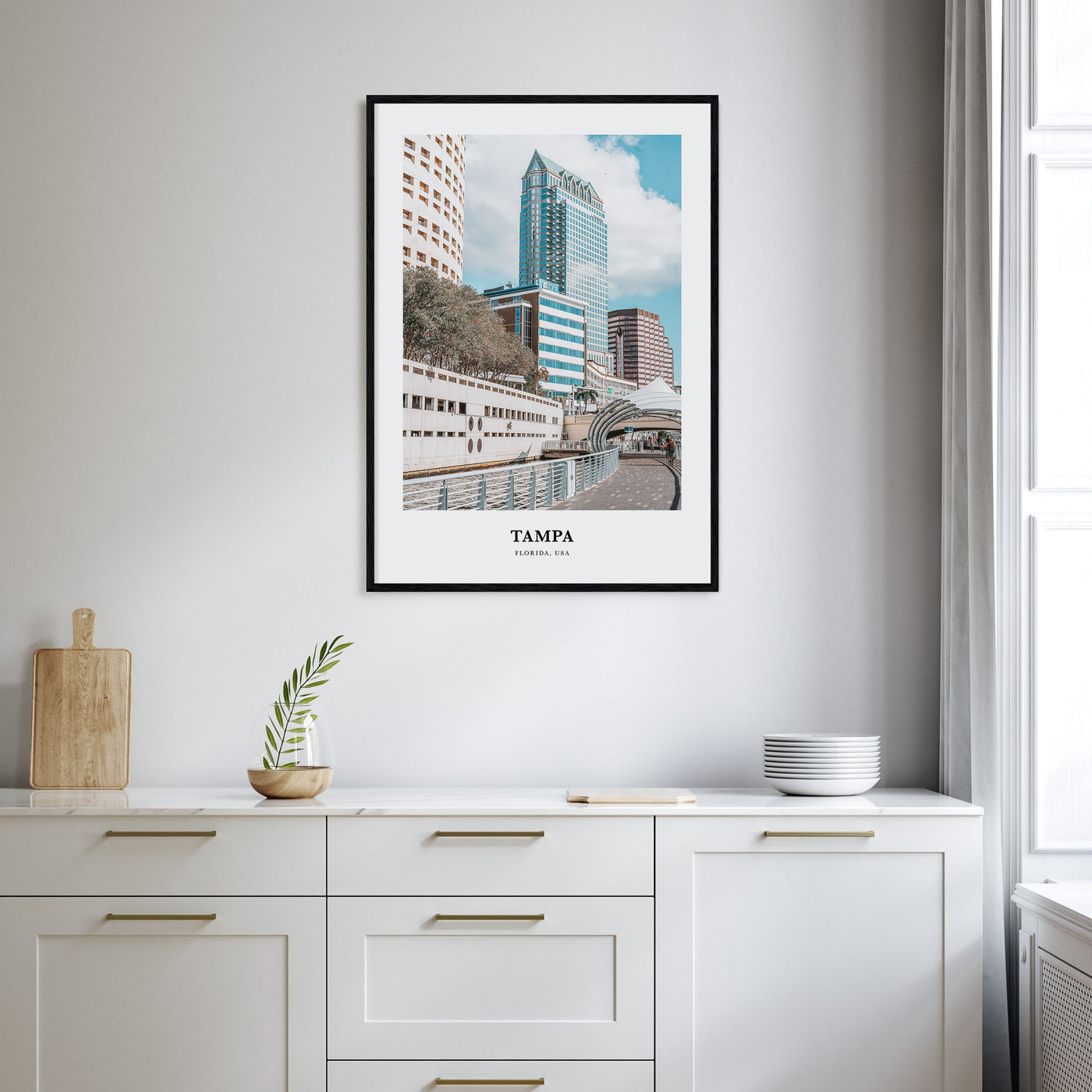 Tampa Portrait Color No 1 Poster