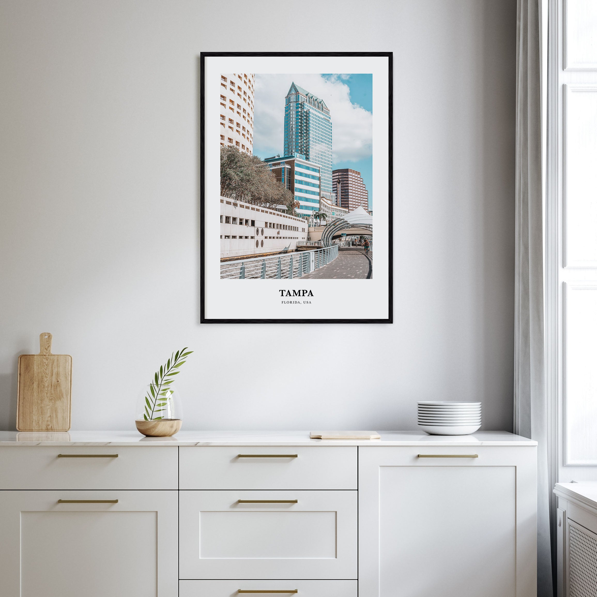 Tampa Portrait Color No 1 Poster