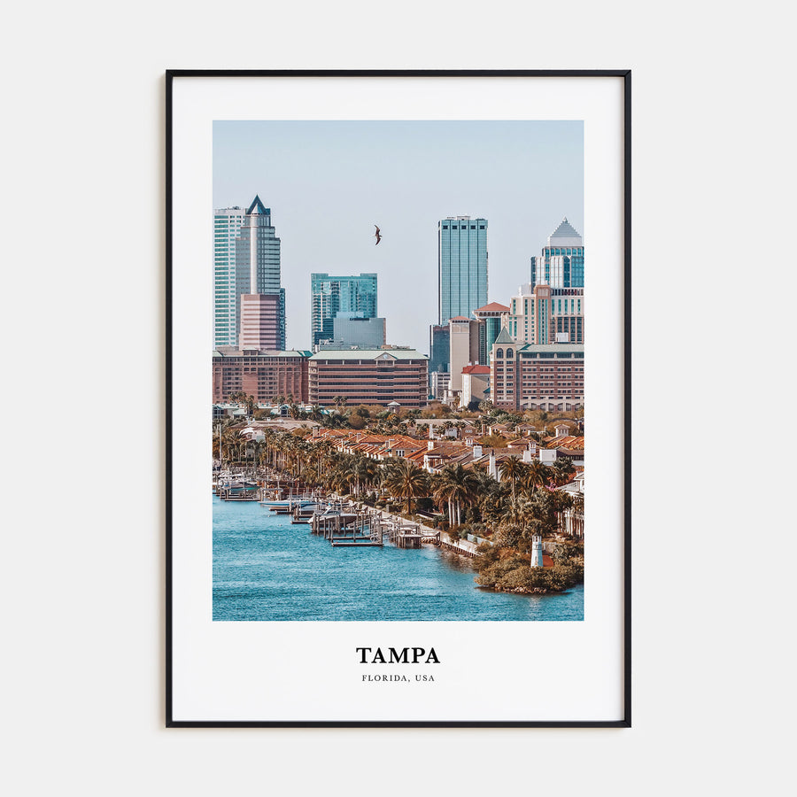 Tampa Portrait Color No 2 Poster