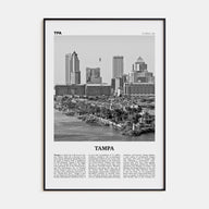 Tampa Travel B&W No 1 Poster