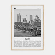 Tampa Travel B&W No 1 Poster