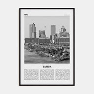 Tampa Travel B&W No 1 Poster