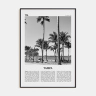 Tampa Travel B&W No 3 Poster