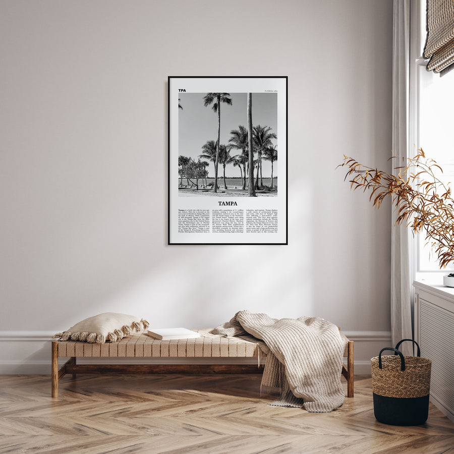 Tampa Travel B&W No 3 Poster