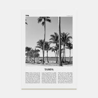 Tampa Travel B&W No 3 Poster