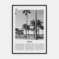 Tampa Travel B&W No 3 Poster