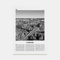 Tampere Travel B&W Poster