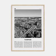 Tampere Travel B&W Poster