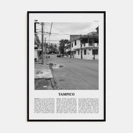 Tampico Travel B&W Poster
