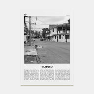 Tampico Travel B&W Poster