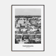 Tangerang Portrait B&W Poster