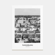 Tangerang Portrait B&W Poster