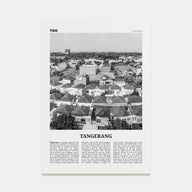 Tangerang Travel B&W Poster