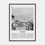 Tangier Travel B&W Poster