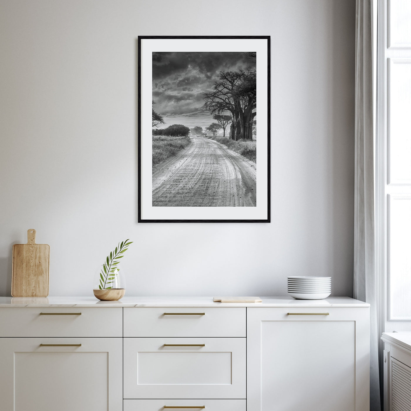 Tanzania Photo B&W Poster