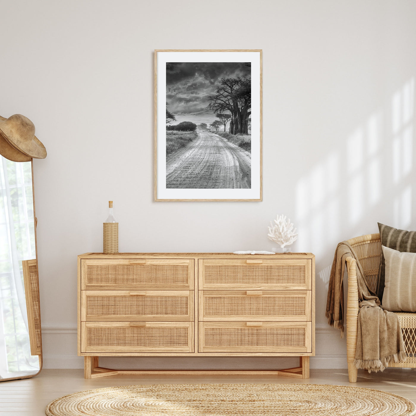 Tanzania Photo B&W Poster