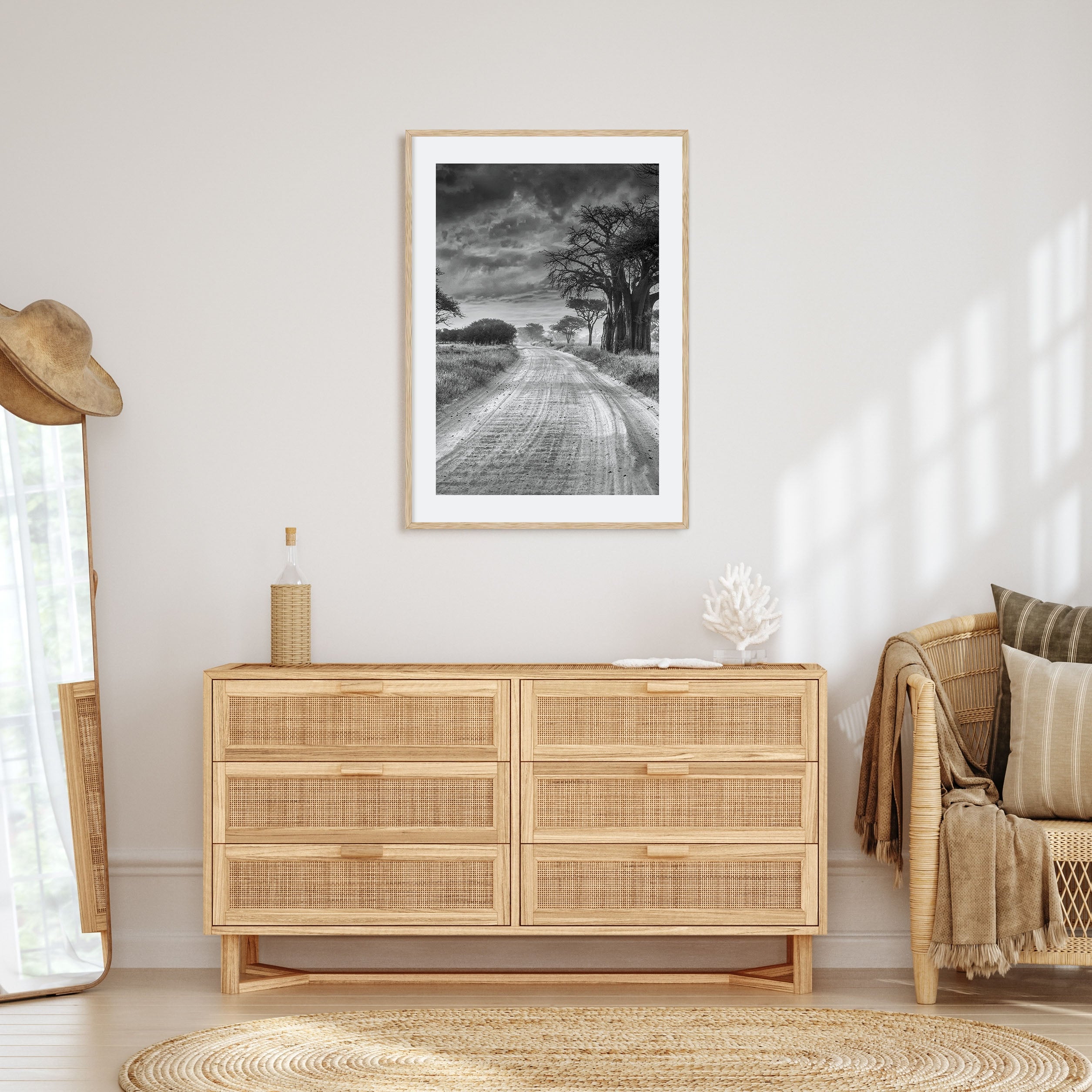 Tanzania Photo B&W Poster