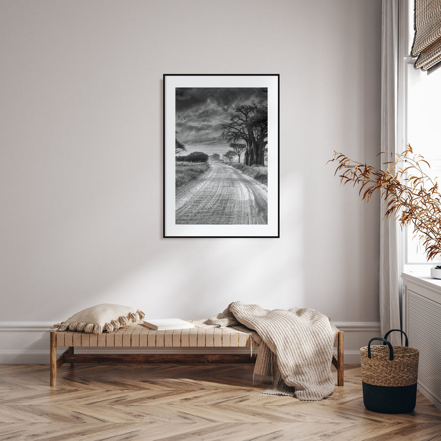 Tanzania Photo B&W Poster