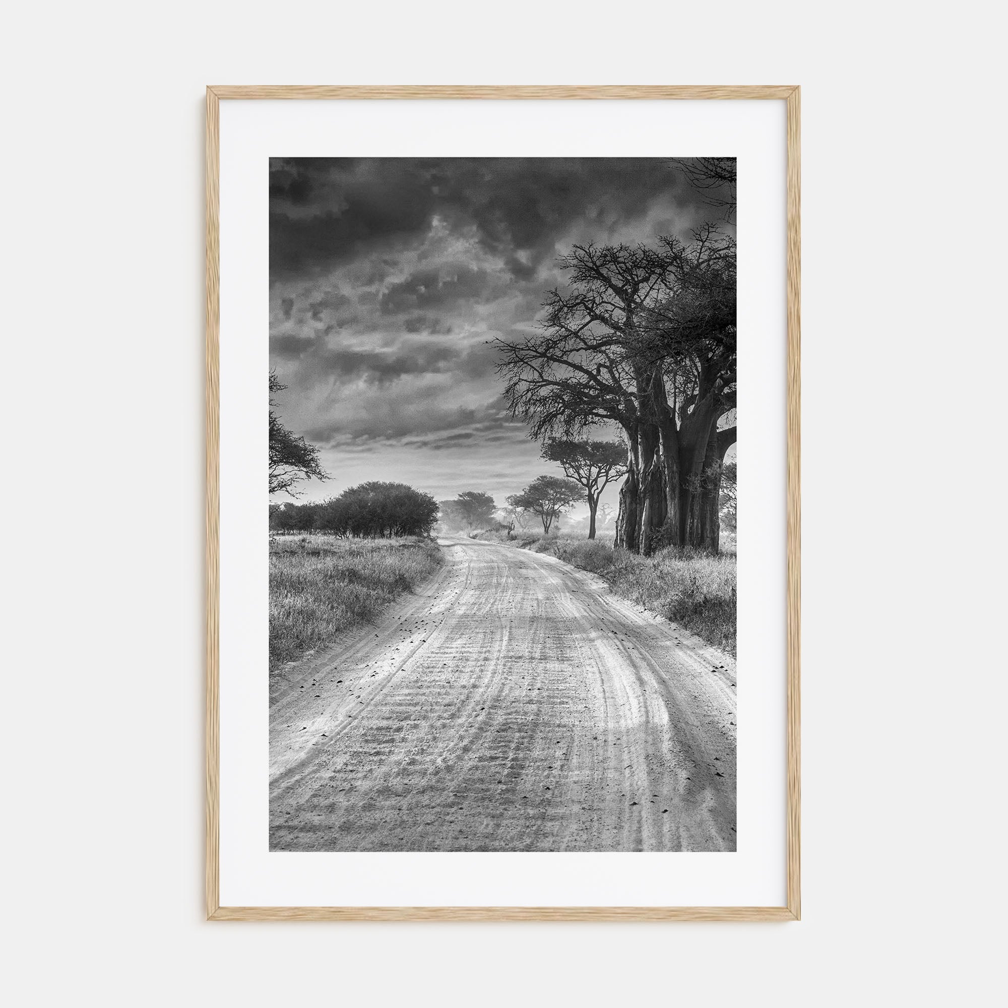 Tanzania Photo B&W Poster