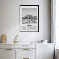 Tanzania Travel B&W Poster