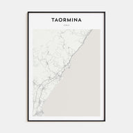 Taormina Map Portrait Poster