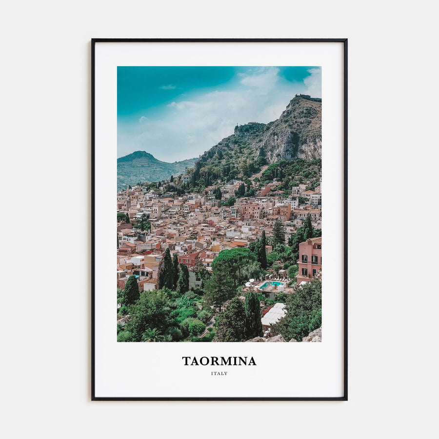 Taormina Portrait Color Poster