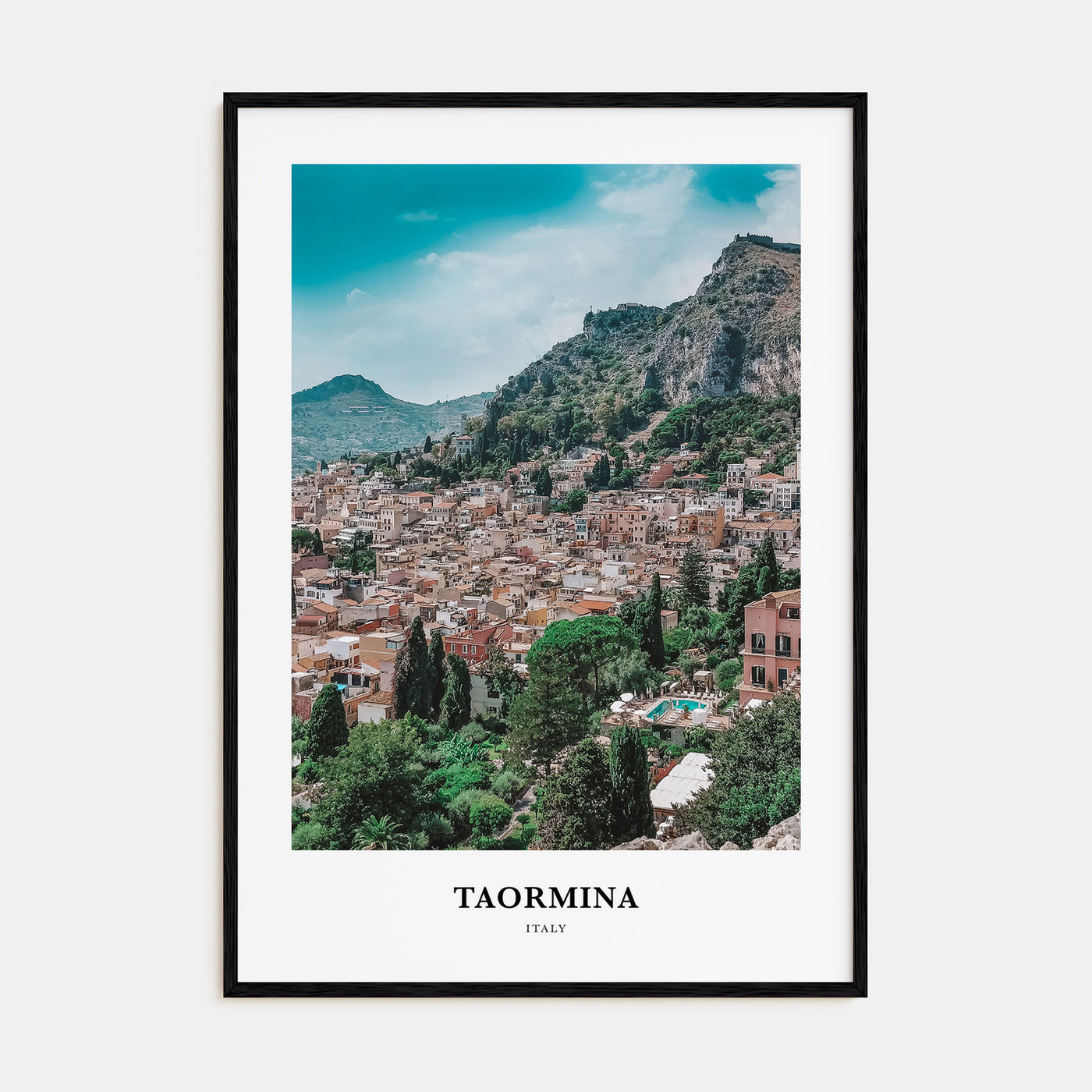 Taormina Portrait Color Poster